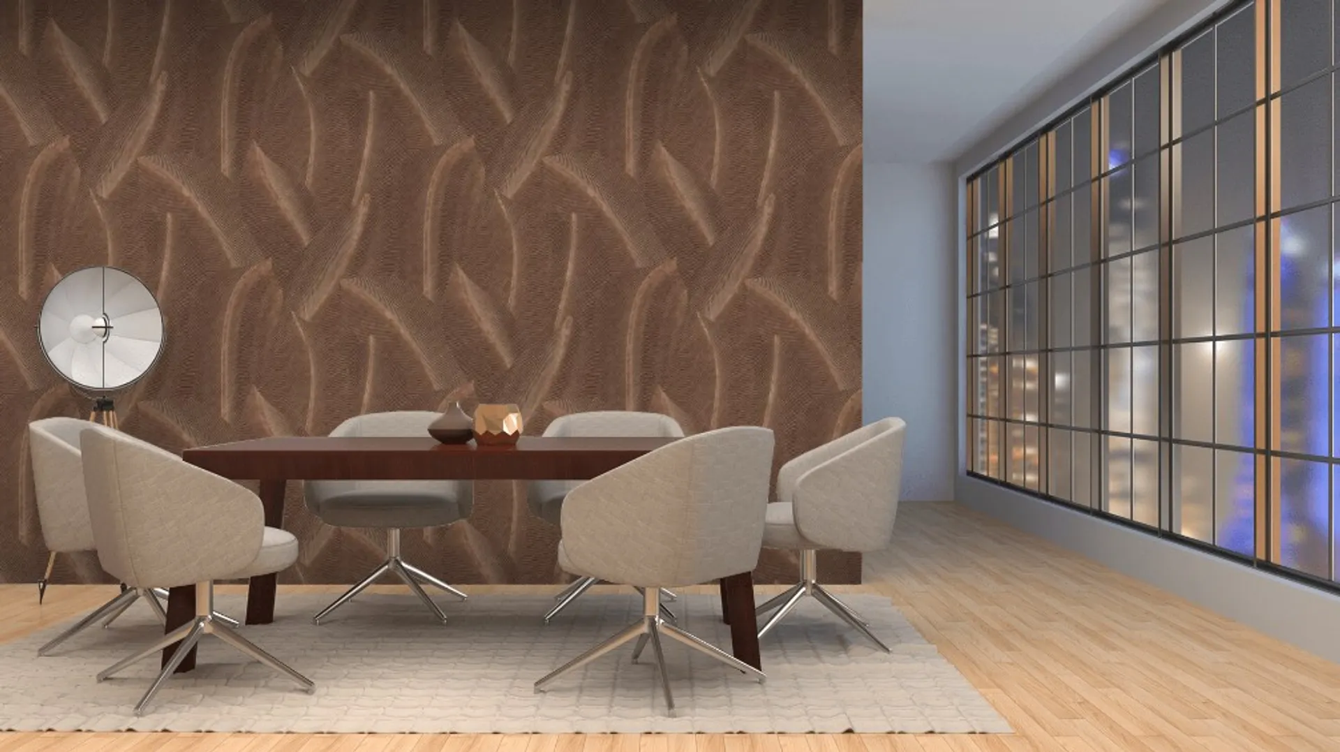 Allure - Parato astratto in rilievo vari colori marca Effeline
