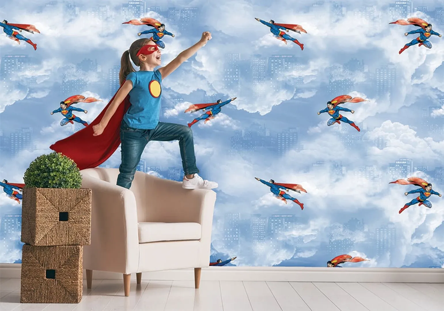 Ada Kids Murals - Parati Superman per camere ragazzi, varie dimensioni