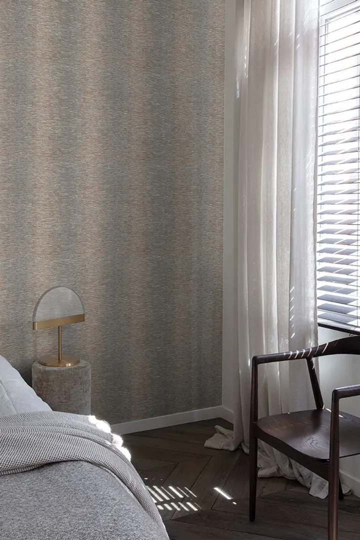 Tempo - Parato striato in rilievo astratto vari colori per ambienti moderni