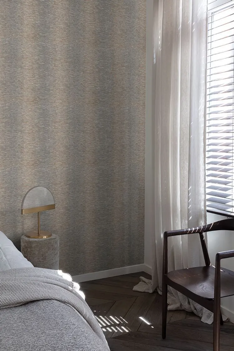 Tempo - Parato striato in rilievo astratto vari colori per ambienti moderni