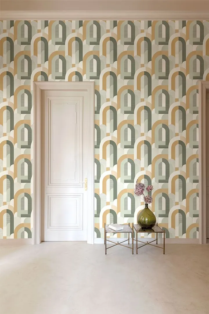 Maison - Carta parato geometrica varie colorazioni marca Grandeco'