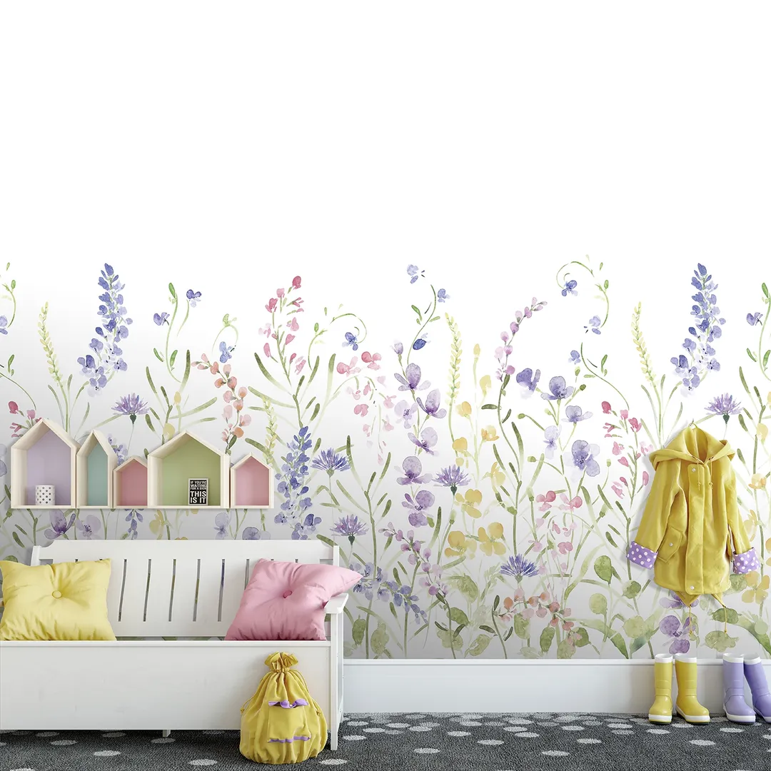 Cute Walls - Carta da parato ripetibile dim H2.80m x L2.12m per grandi e bambini