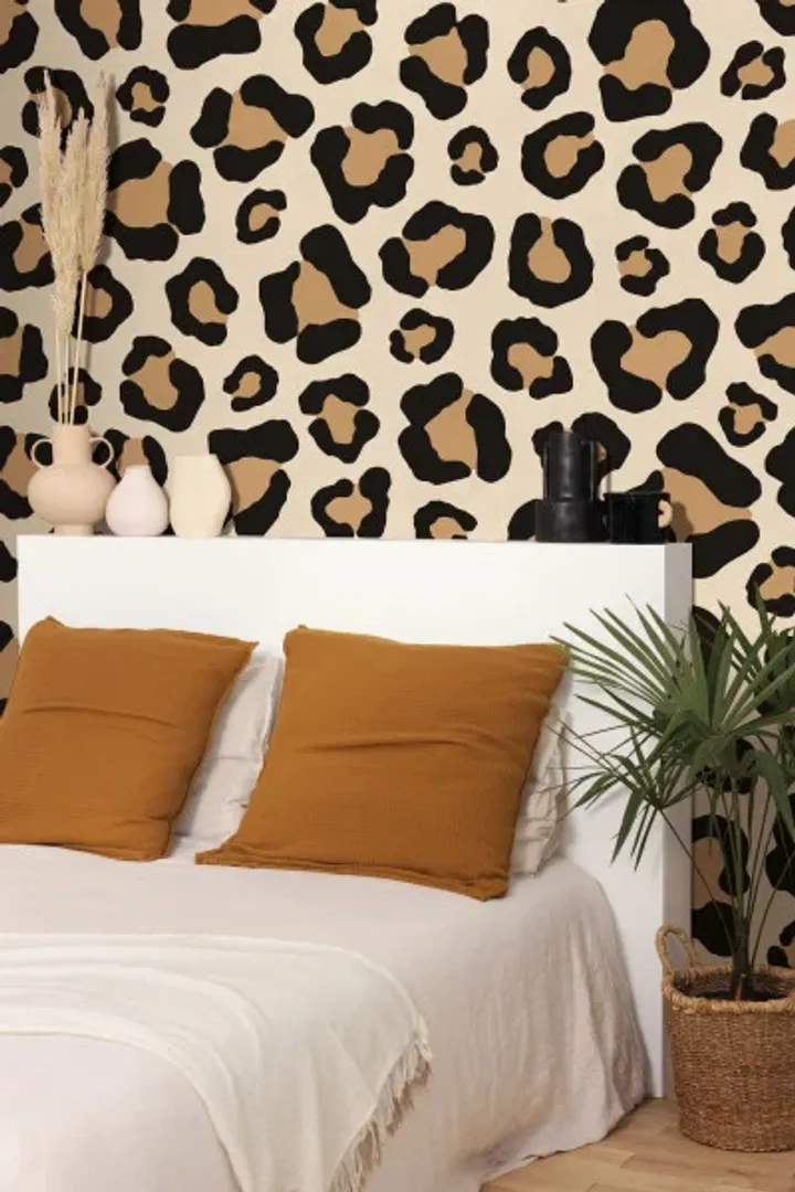 Pimp My Wall - Parato leopardato in tnt colori brillanti. Diverse dimensioni