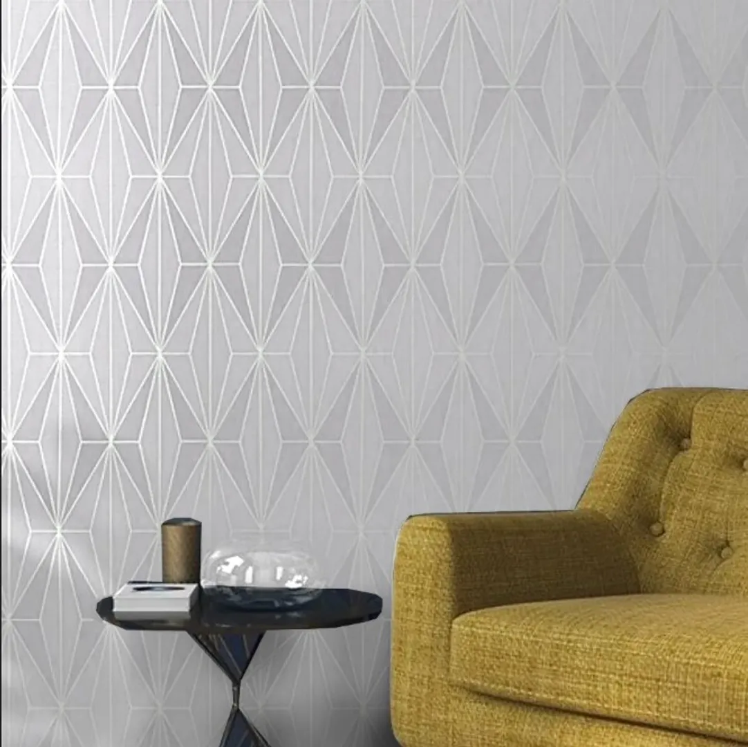 Outlet Gold - Parato con riflessi di luce in rilievo. Stock Pz 7
