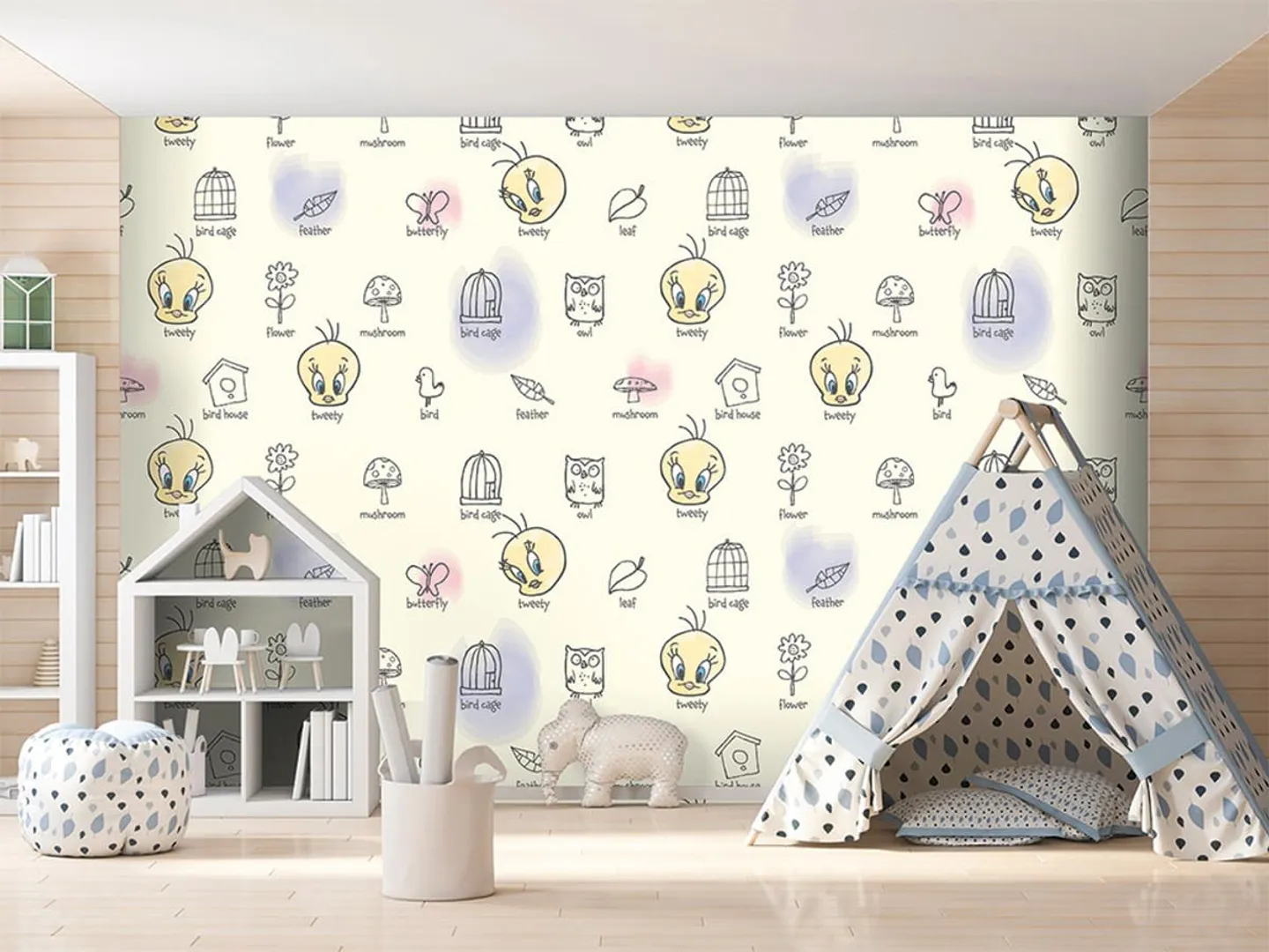 Ada Kids Murals - Parato Titty per cameretta bambini in varie dimensioni