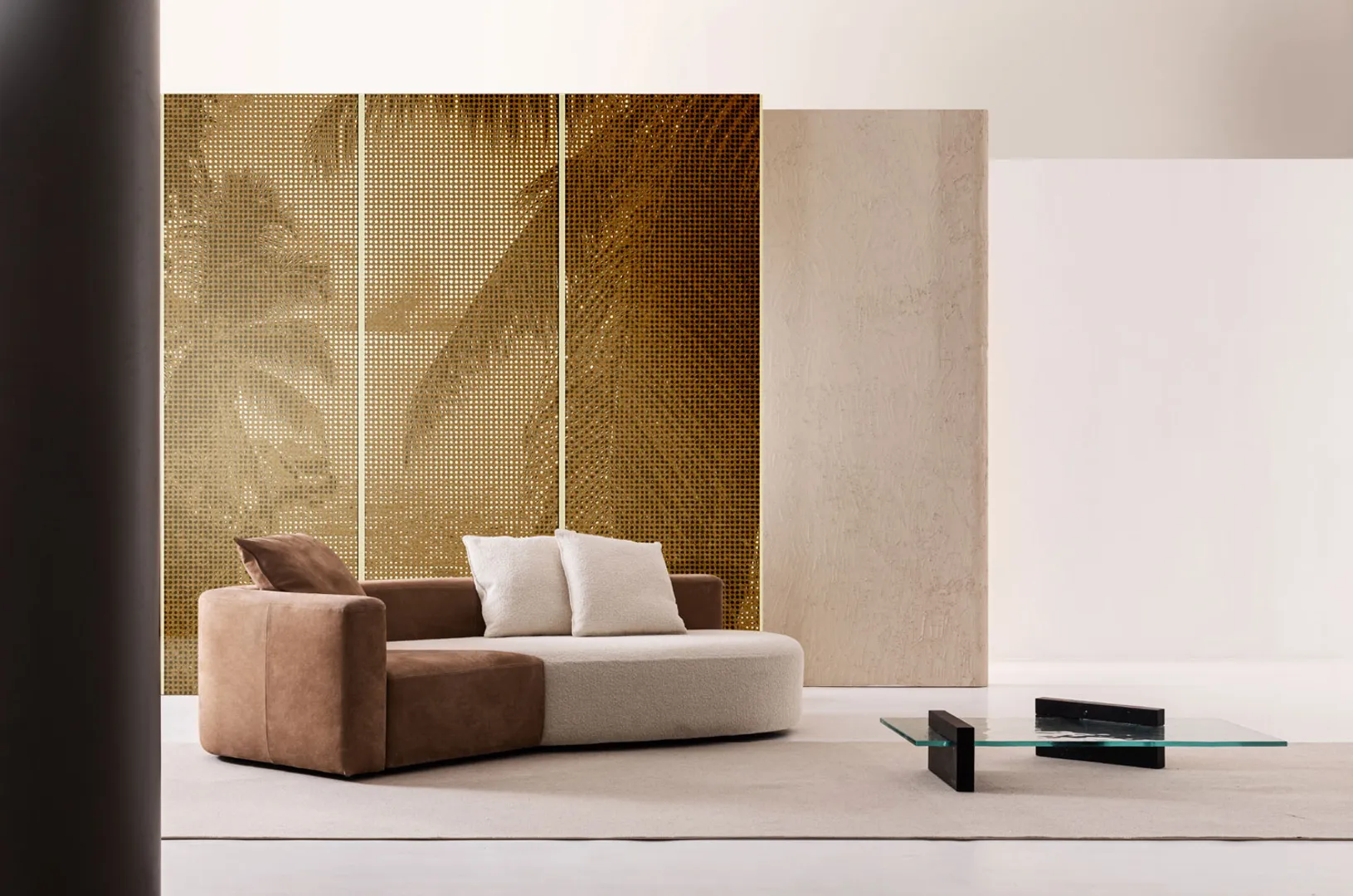 Trussardi 7 - Pannello murale con stampa tropicale dim. H3m x L3m