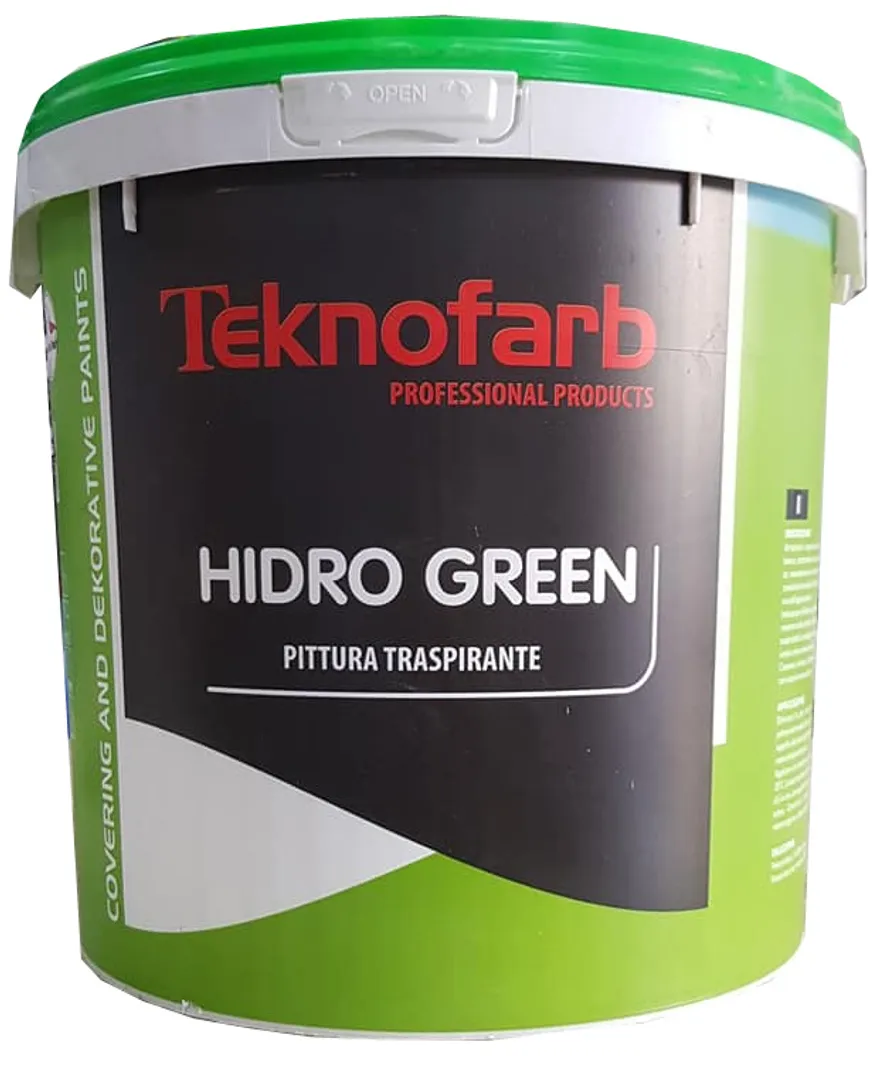 Hidro green - Pittura traspirante per interni