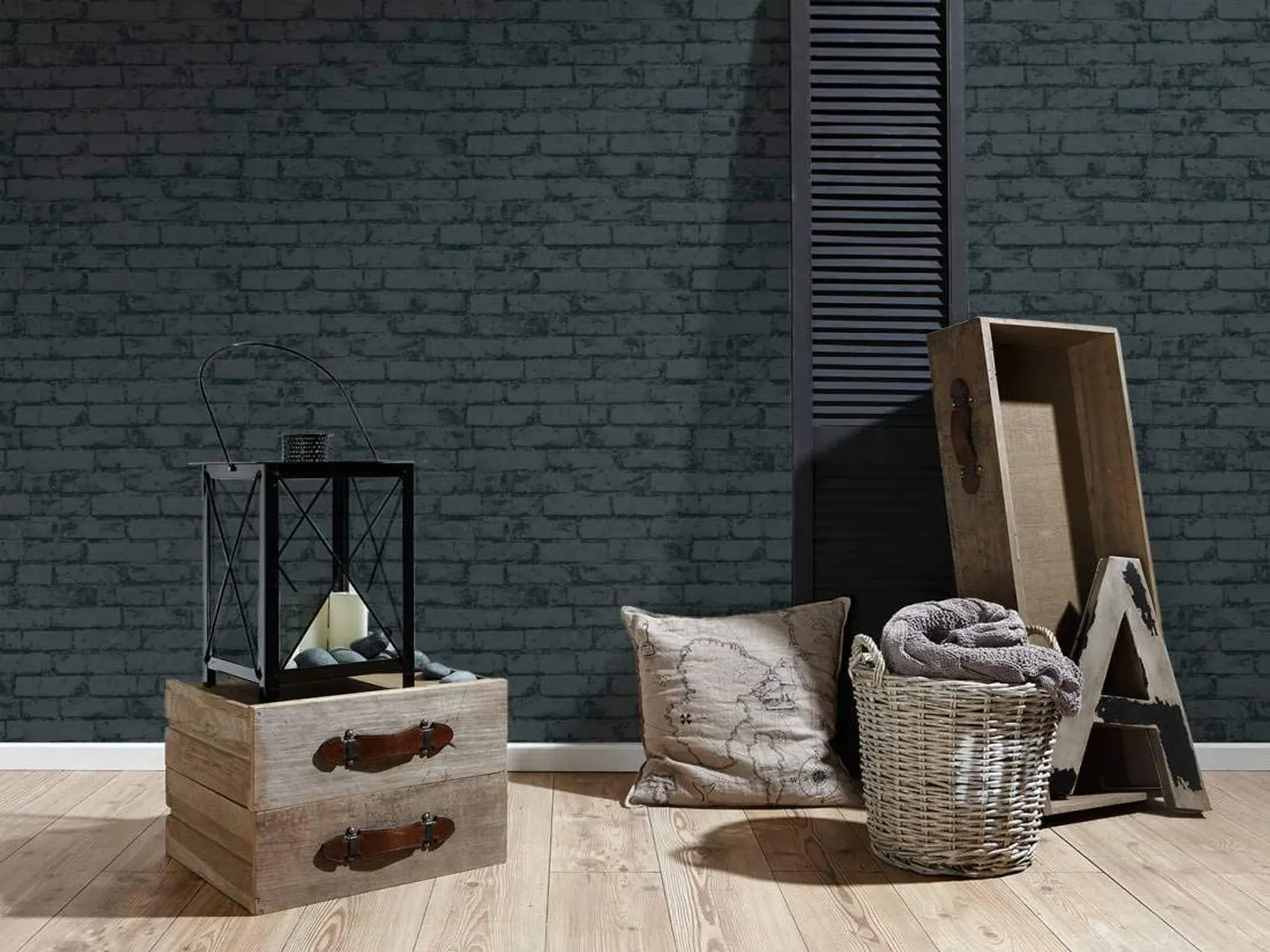 Outlet Elements - Stock di carta da parato effetto mattoni tridimensionali. Pz 2