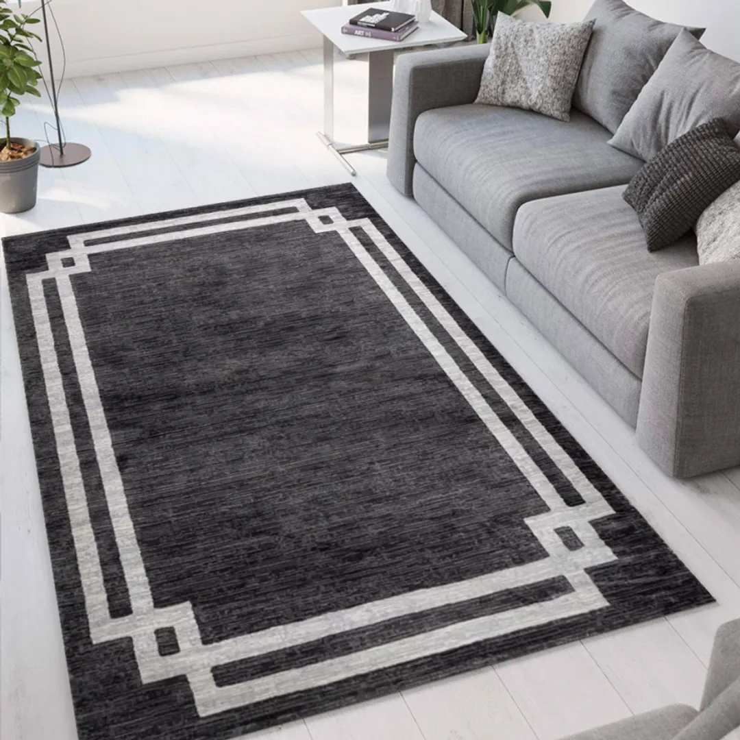 Tappeto Collezione Double Collection in lana pettinata disegno classico