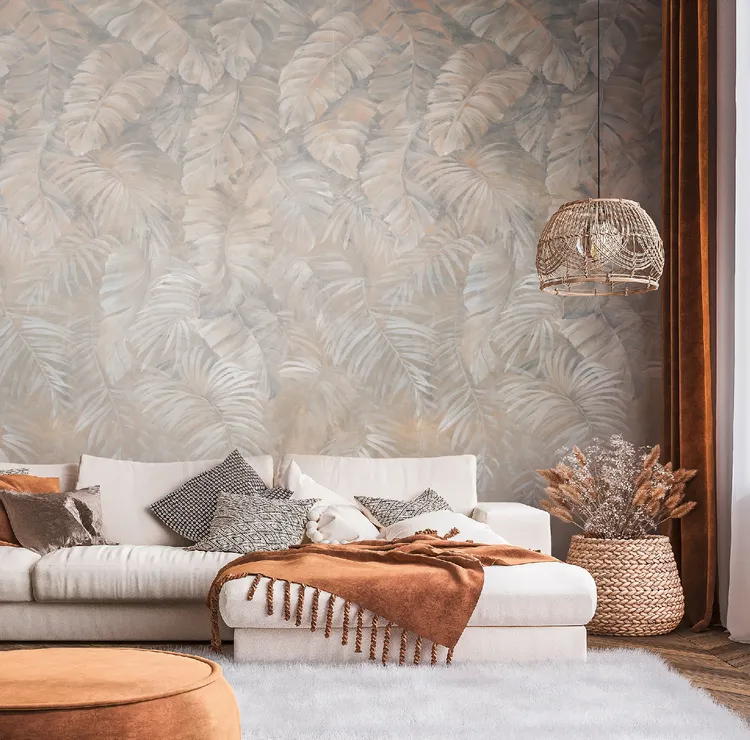 Fusion - Pannello tropicale sfumato beige tortora della Effeline H2.80mxL1.59m Effeline