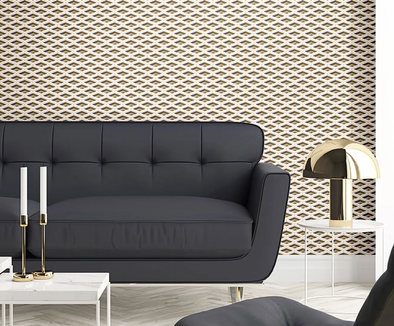 Vision - Parato tridimensionale vari colori  contemporaneo moderno