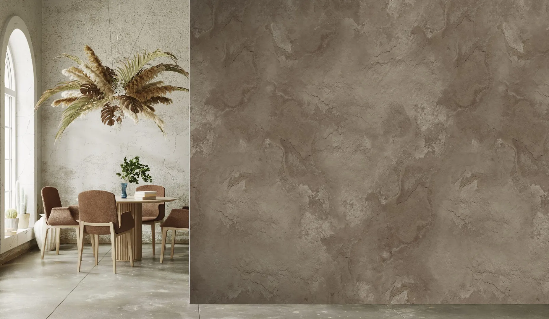 Feature Walls - Parati ripetibili effetto tridimensionale pietra. Dim. H2.80m x L2.12m