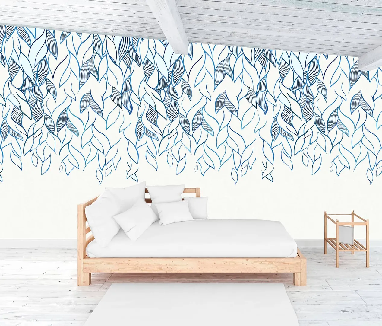 Wonderwall vol1 -  Pannello in carta da parato Floreale in due colorazioni, dimensioni L188cm x H300cm ripetibile