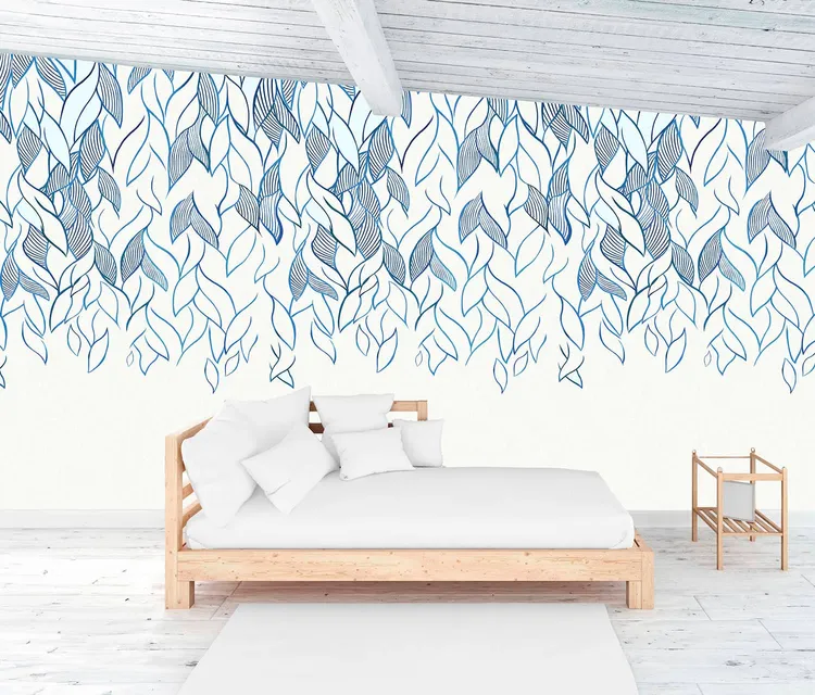 Wonderwall vol1 - Pannello in carta da parato Floreale in due colorazioni, dimensioni L188cm x H300cm ripetibile