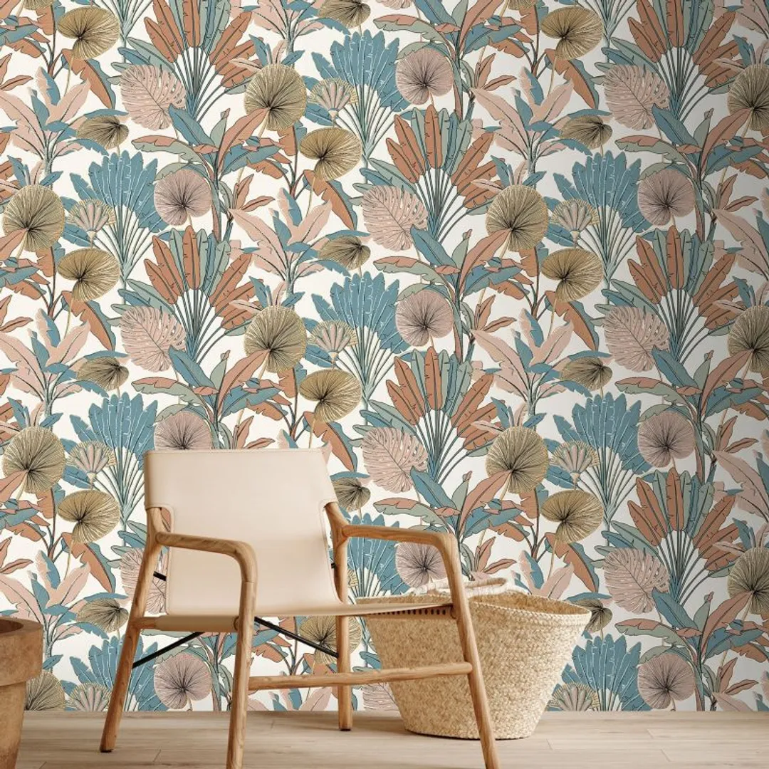 Sejours e Chambres - Parato tropicale in due colorazioni Effeline