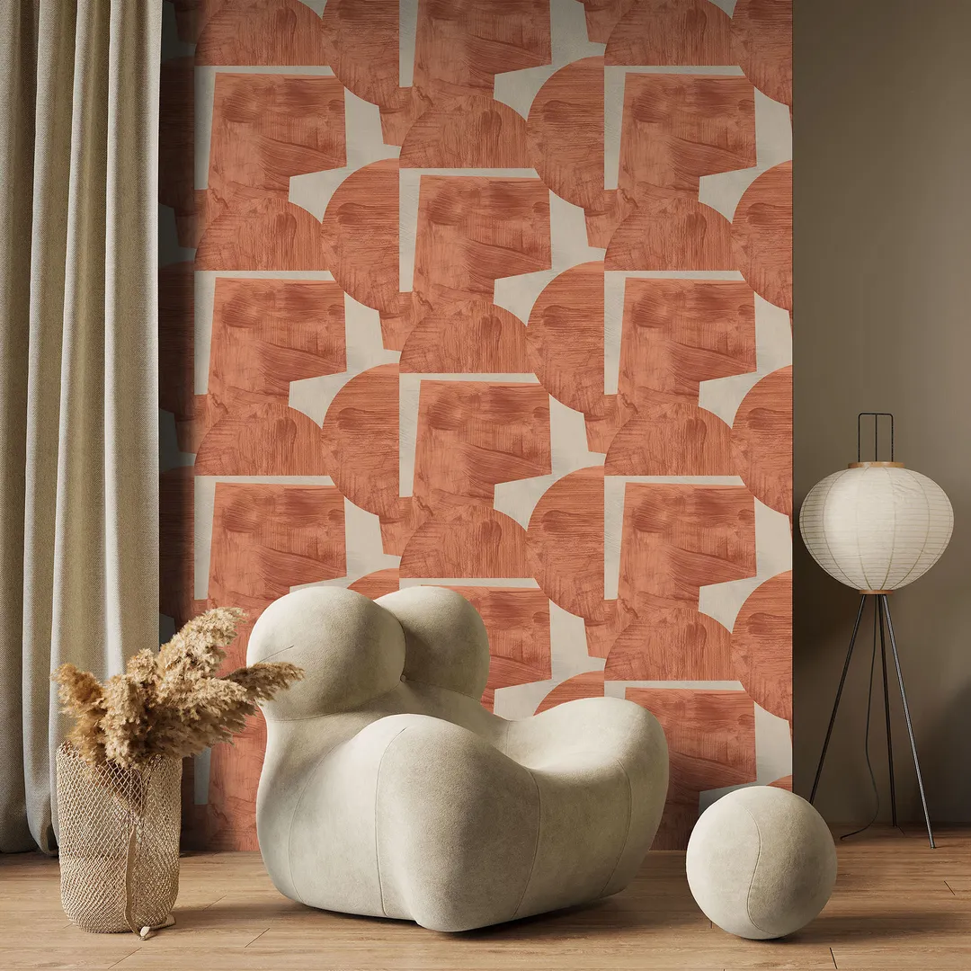 Artist - Carta parato geometrica in vari colori 