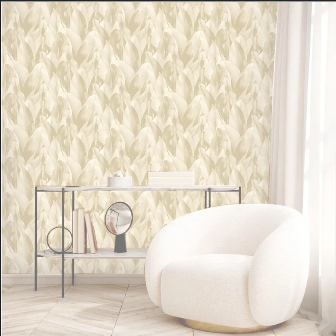 Outlet Architexture - Carta da parato Architexture con disegno foglie. Marca Zambaiti PZ 2