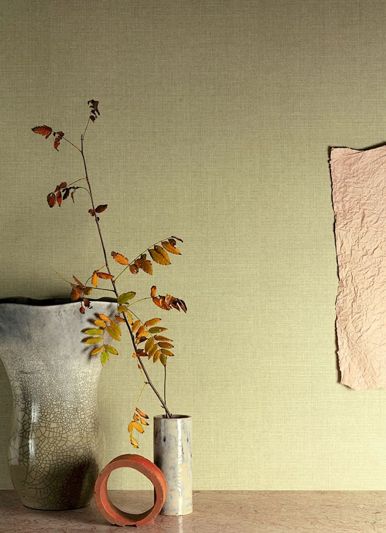 Kimono- Carta da parato in tinta unita lieve rilievo effetto tessuto in vari colori