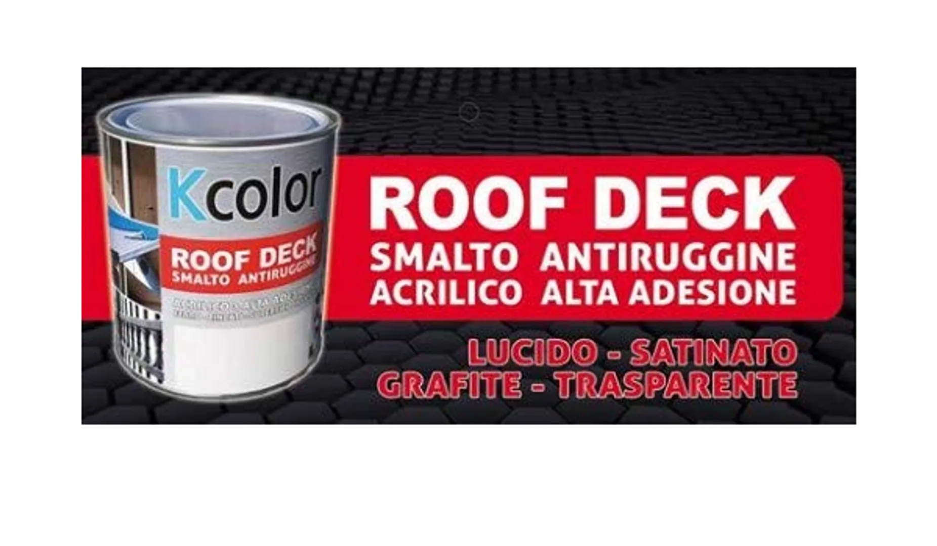 Roof Deck - Vernice smalto antiruggine per superfici difficili