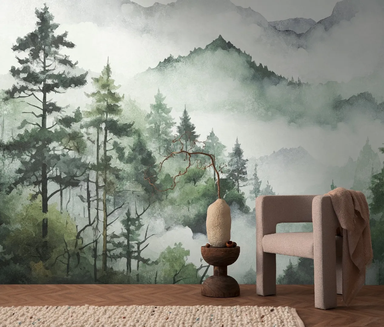 Unico - Panoramica tridimensionale non ripetibile dim. L3.71m x H2.80m