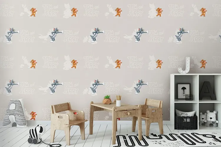 Ada Kids Murals - Parato Tom e Gerry per camerette bambini in varie dimensioni