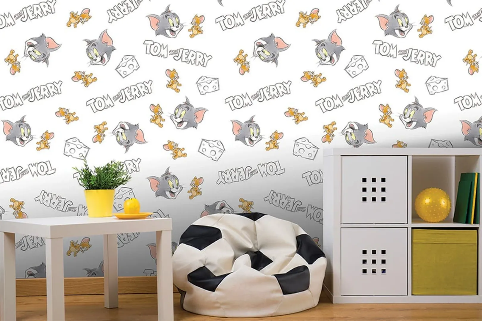 Ada Kids Murals - Parato stampa Tom e Gerry per cameretta bambino, Varie dimensioni