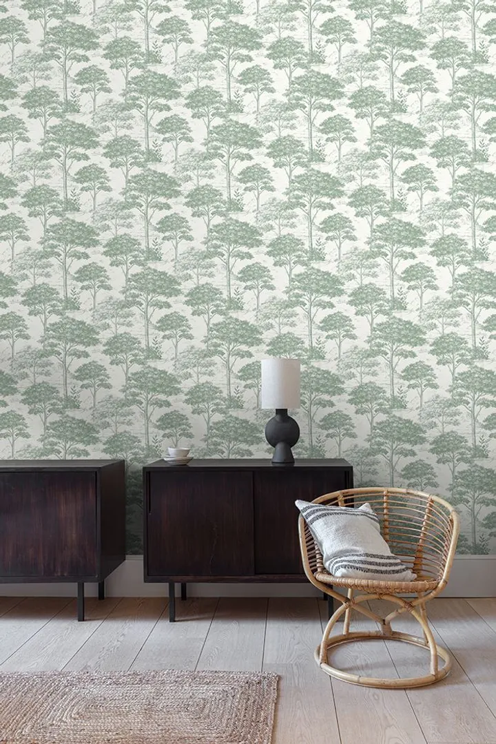 Maison - Carta parato alberi e nature in stile floreale varie colorazioni