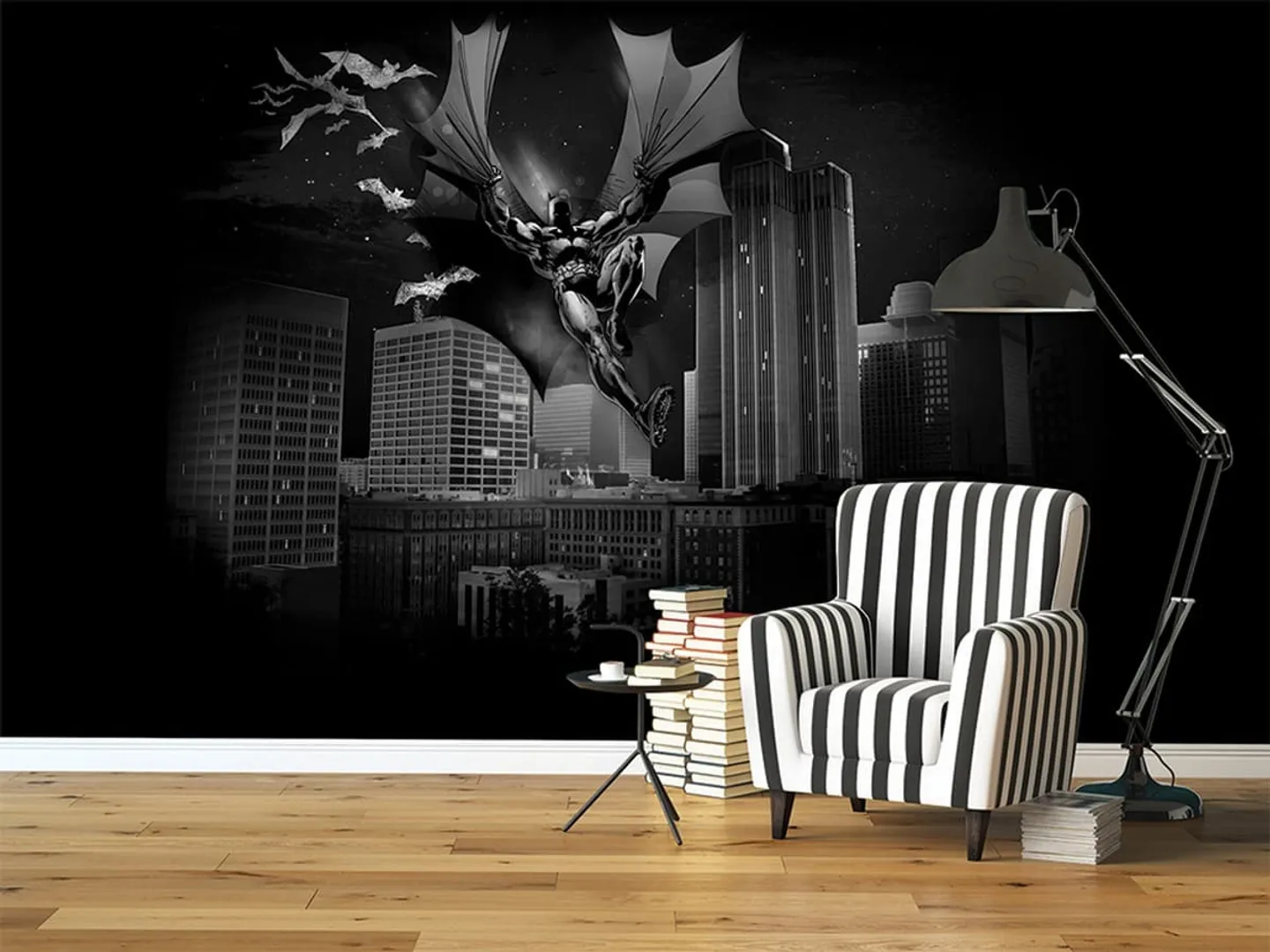 Ada Kids Murals - Parato per appassionati di Batman, camere e sale. Varie dimensioni