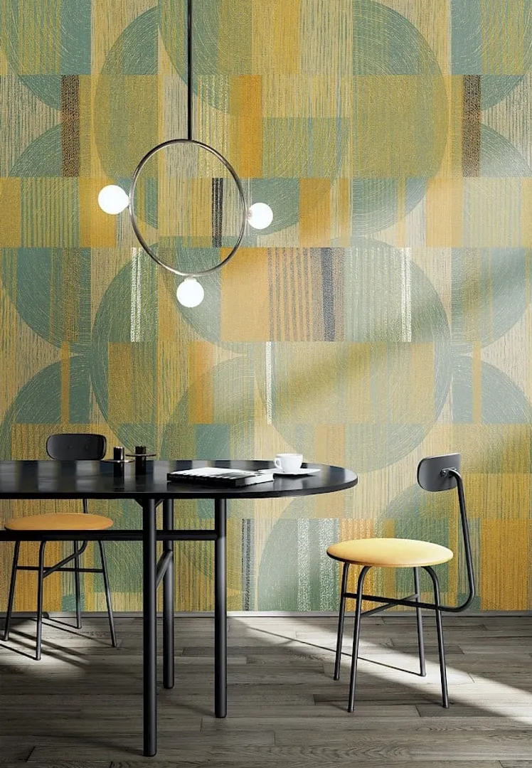 Spirit of Nature - Carta parato, pannello ripetibile geometrico. Prezzo vendita singola fascia di 1.27m x H3.00m
