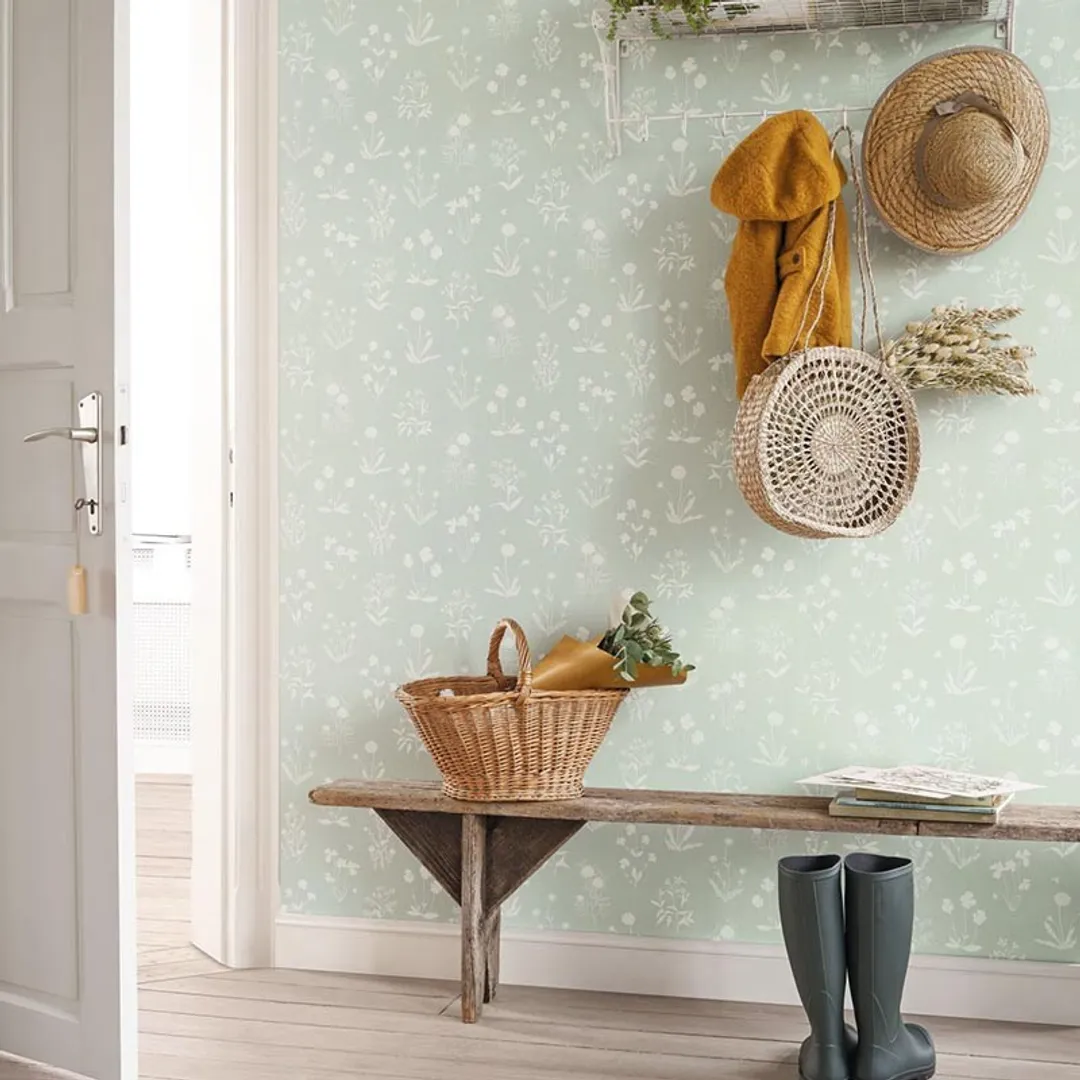 Gardens - Carta da parati floreale in vari colori per ambienti contemporanei e vintage