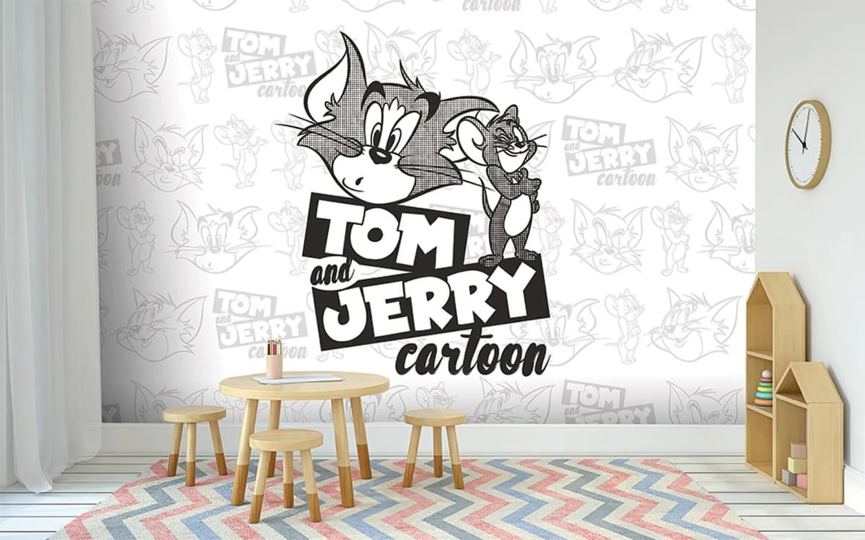 Ada Kids Murals - Parati Tom e Gerry per bambini, varie dimensioni