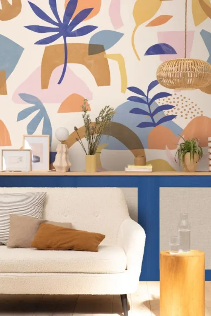 Pimp My Wall - Pannello in 3 misure colorato tropicale astratto su Tnt