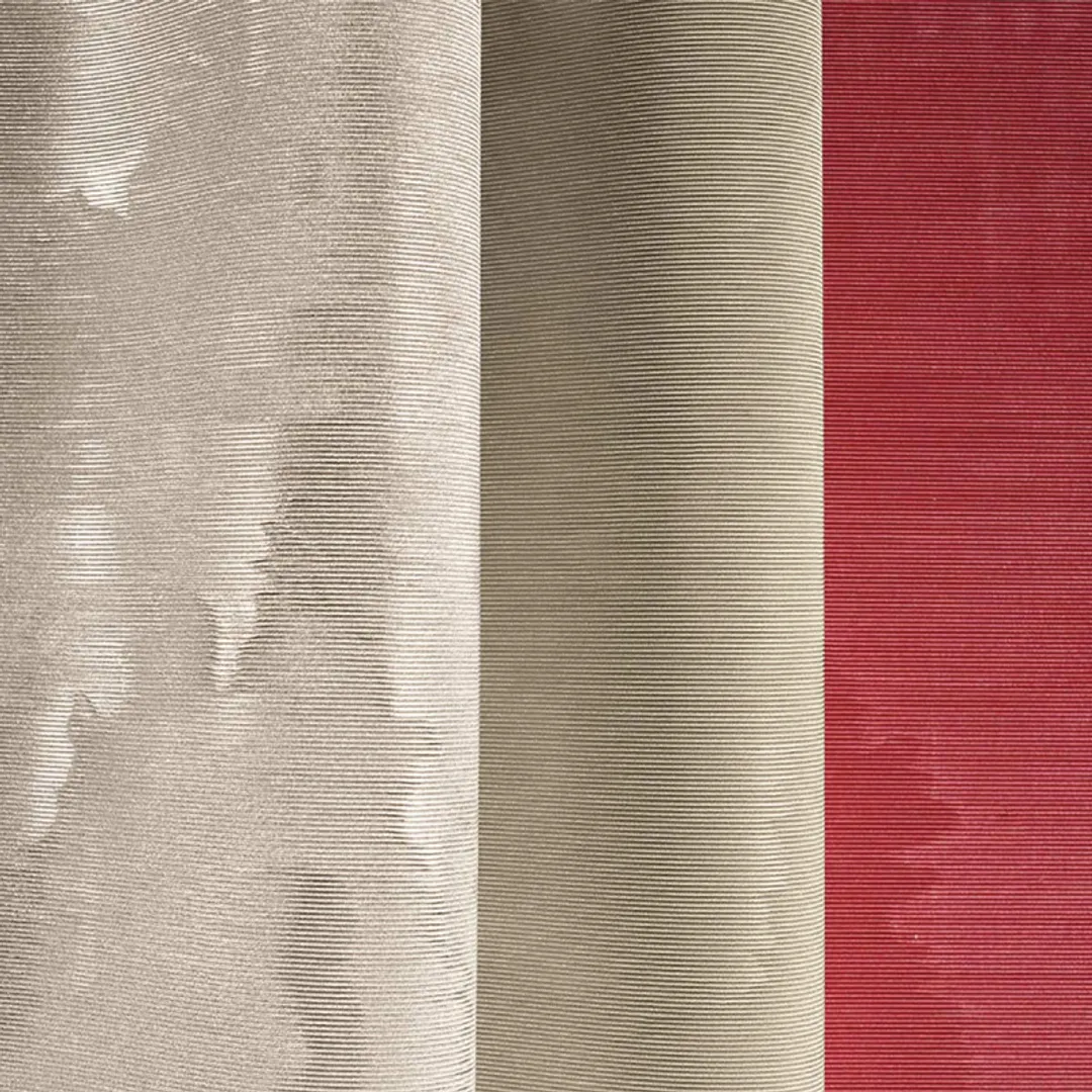 Armani Casa 8 - Parato tinta unita effetto tessuto moire, varie colorazioni