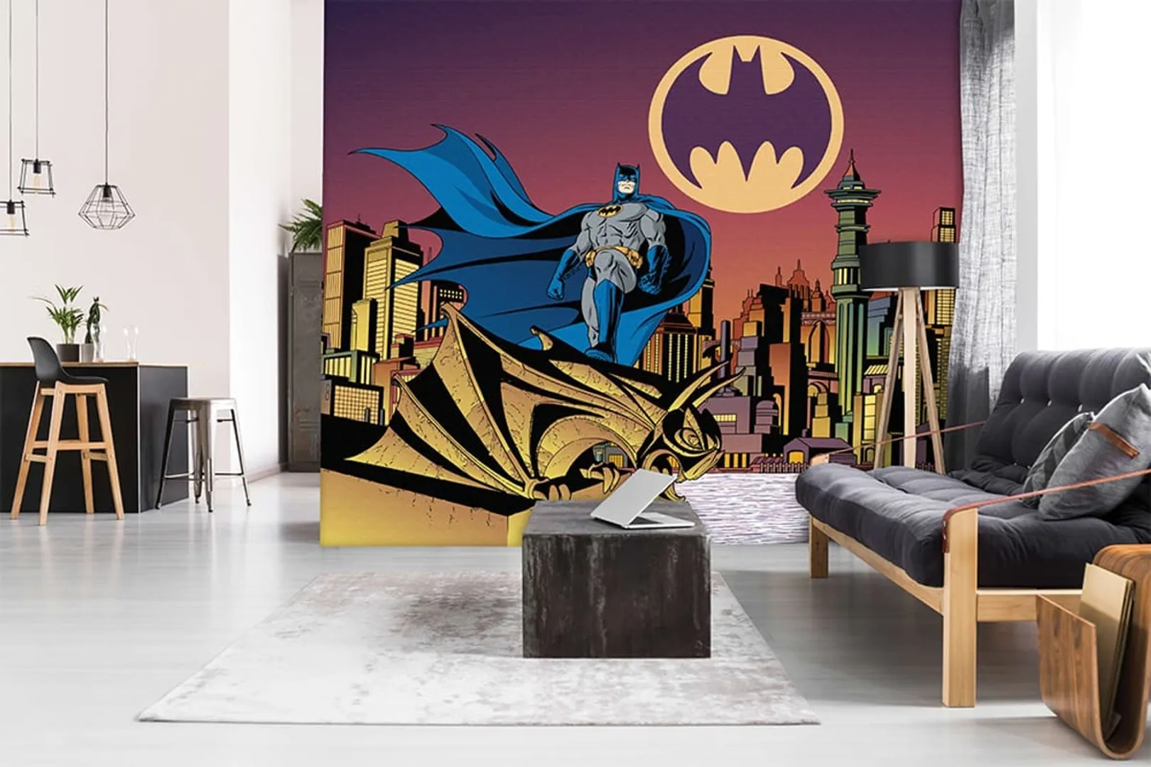 Ada Kids Murals - Carta da parato Batman in varie dimensioni per ragazzi