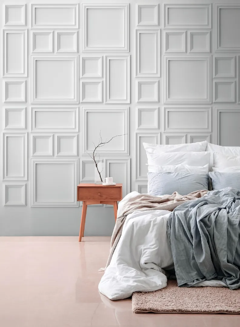 Unico - Parato tridimensionale boiserie ripetibile. DImensione L1.59m x H2.80m