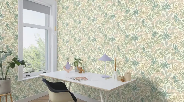 Alida - Carta da parati tropicale stile Ideco