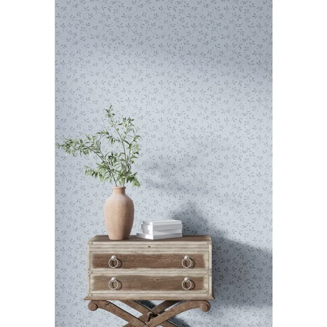 Fiori Country - Parato shabby in vari colori Cristiana Masi floreale con foglioline