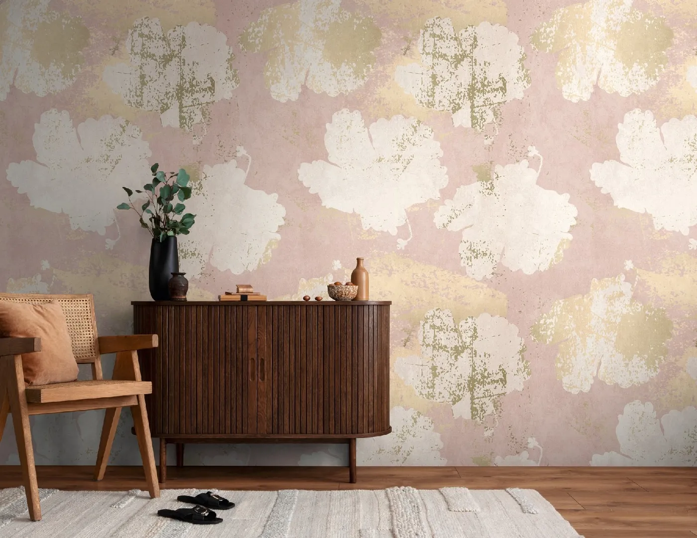 Unico - Parati floreali tridimensionali ripetibili, dimensione L1.59m x H2.80m
