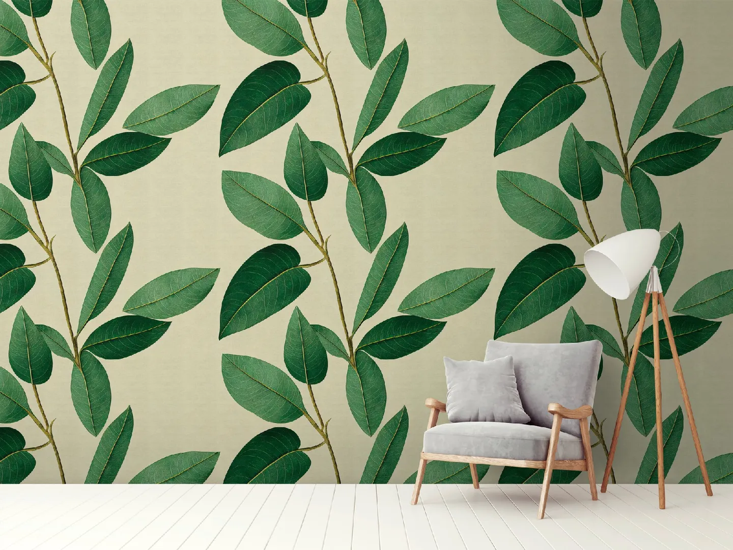 Unico - Parato floreale tridimensionale, ripetibile, DIm. L1.59m x H2.80m