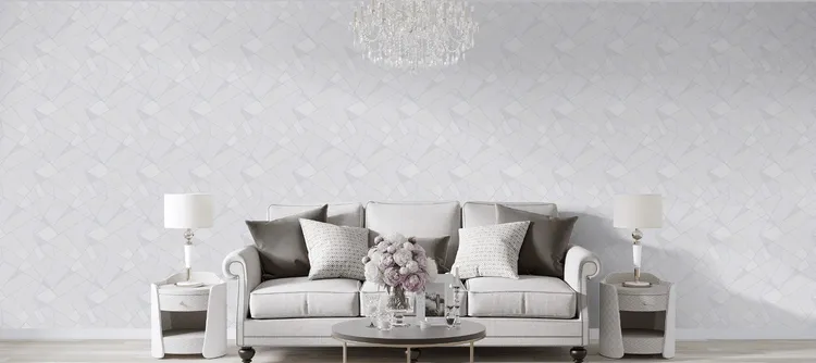 Outlet Futura H53 - Parato geometrici in stock, in rilievo brillantinato. Pz 3