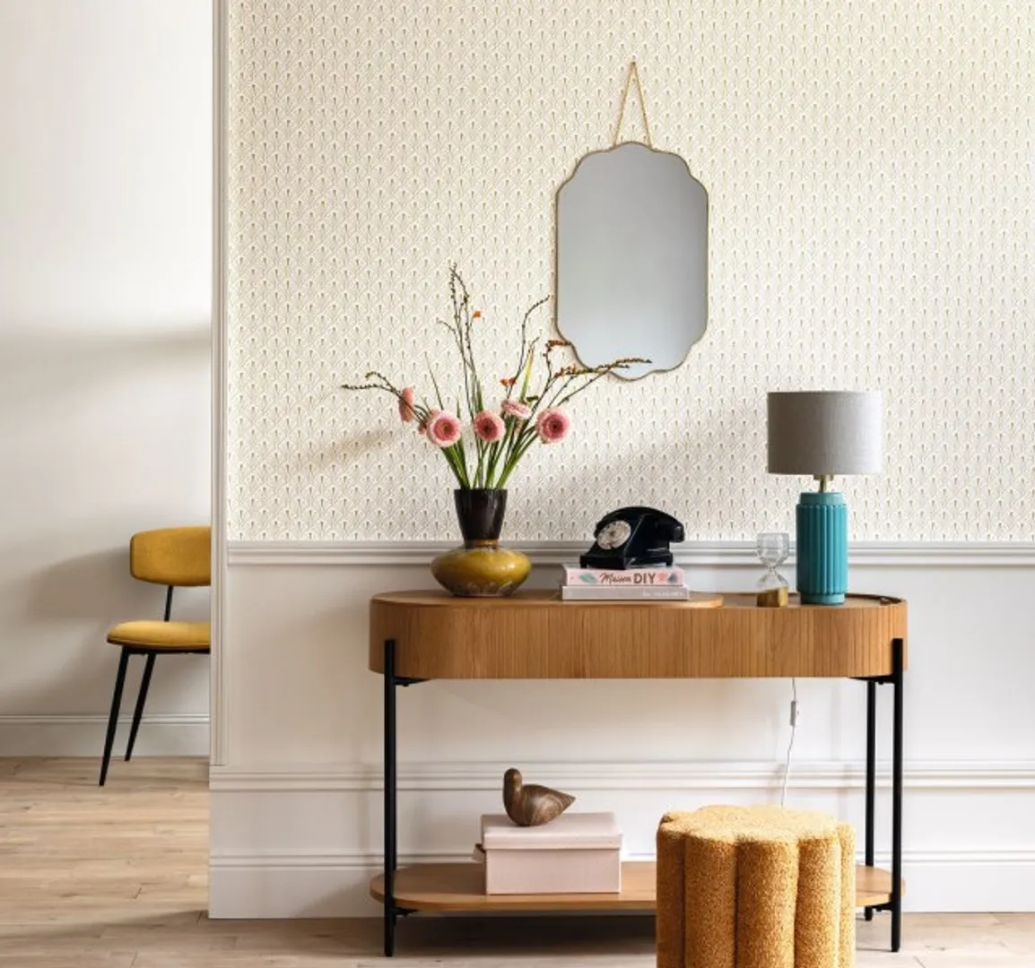 Elegance - Parato astratto in varie colorazioni con riflessi oro