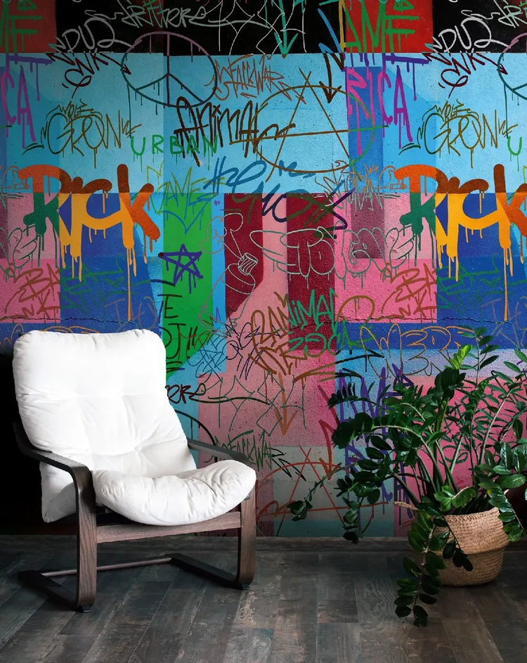 Unico - Parato murales ripetibile 3d. Dimensione L1.59m x H2.80m