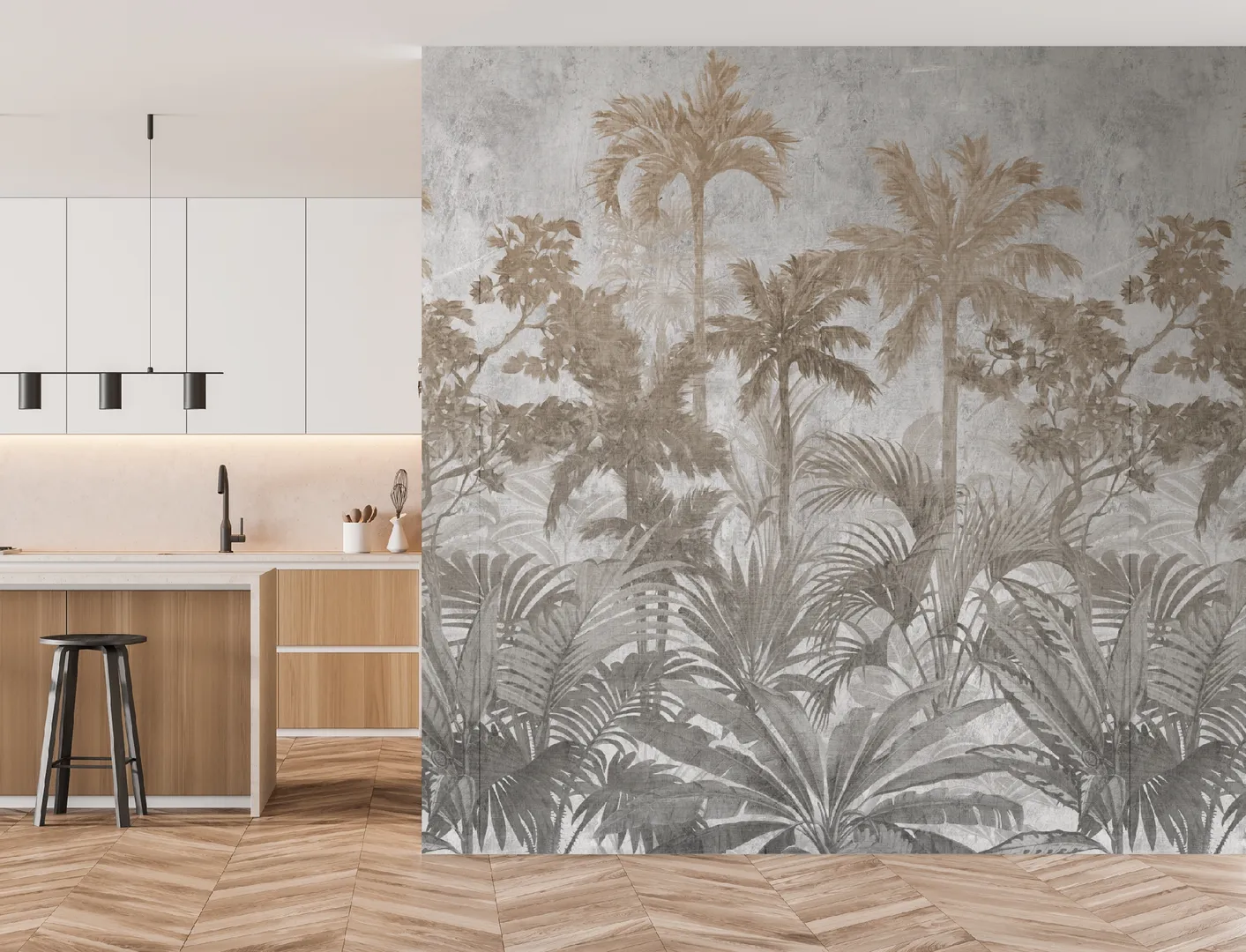 Feature Walls - Carta da parato tropicale ripetibile. Dim. H2.80m x L2.12m