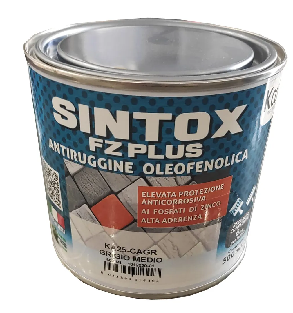 Sintox Fz Plus - Antiruggine Oleofenolica ai fosfati di zinco 