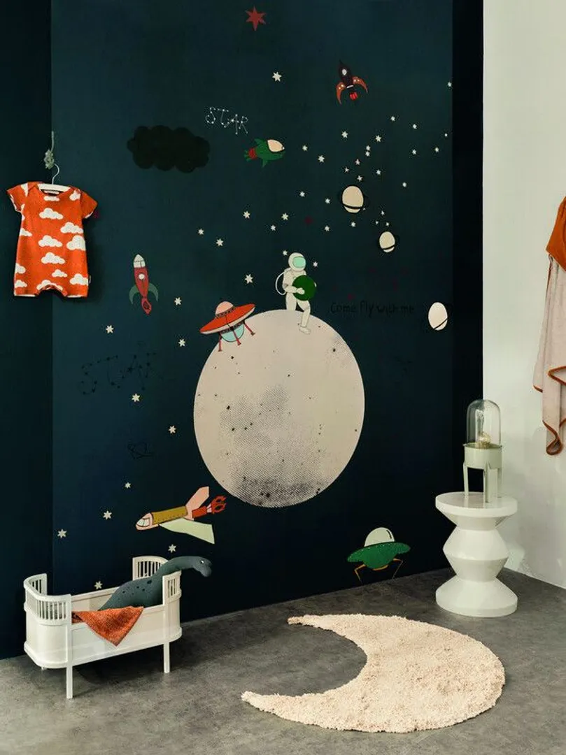 Fiaba - Carta da parato dim. L2m x H2.80m stampa astronauta