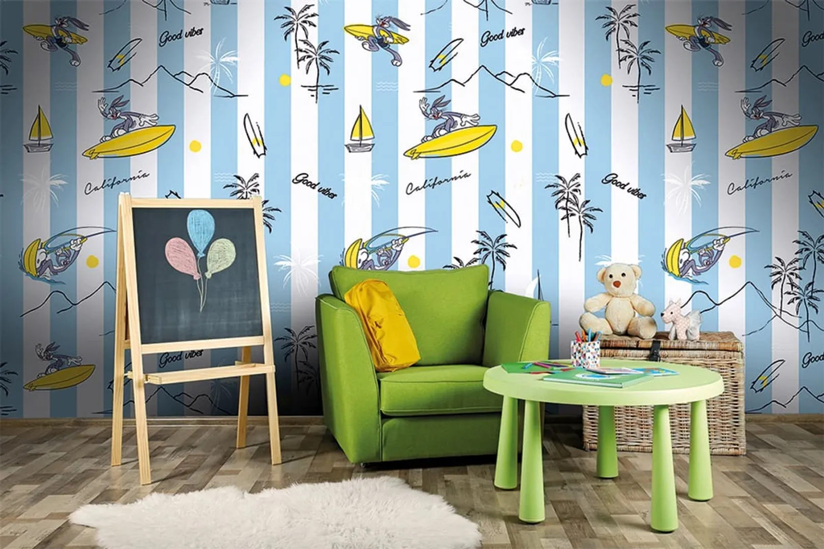 Ada Kids Murals - Poster parato per bambini con Looney Tunes Bugs Bunny. Varie dimensioni
