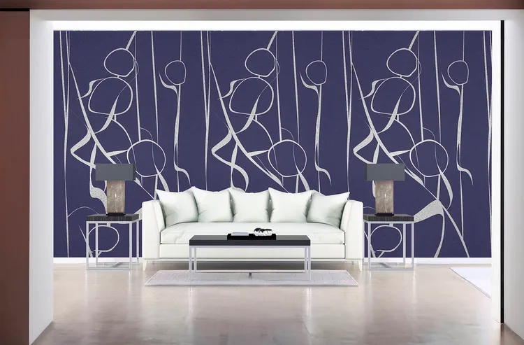 Wonderwall vol1 - Pannello in carta da parato astratto, dimensioni L188cm x H300cm ripetibile