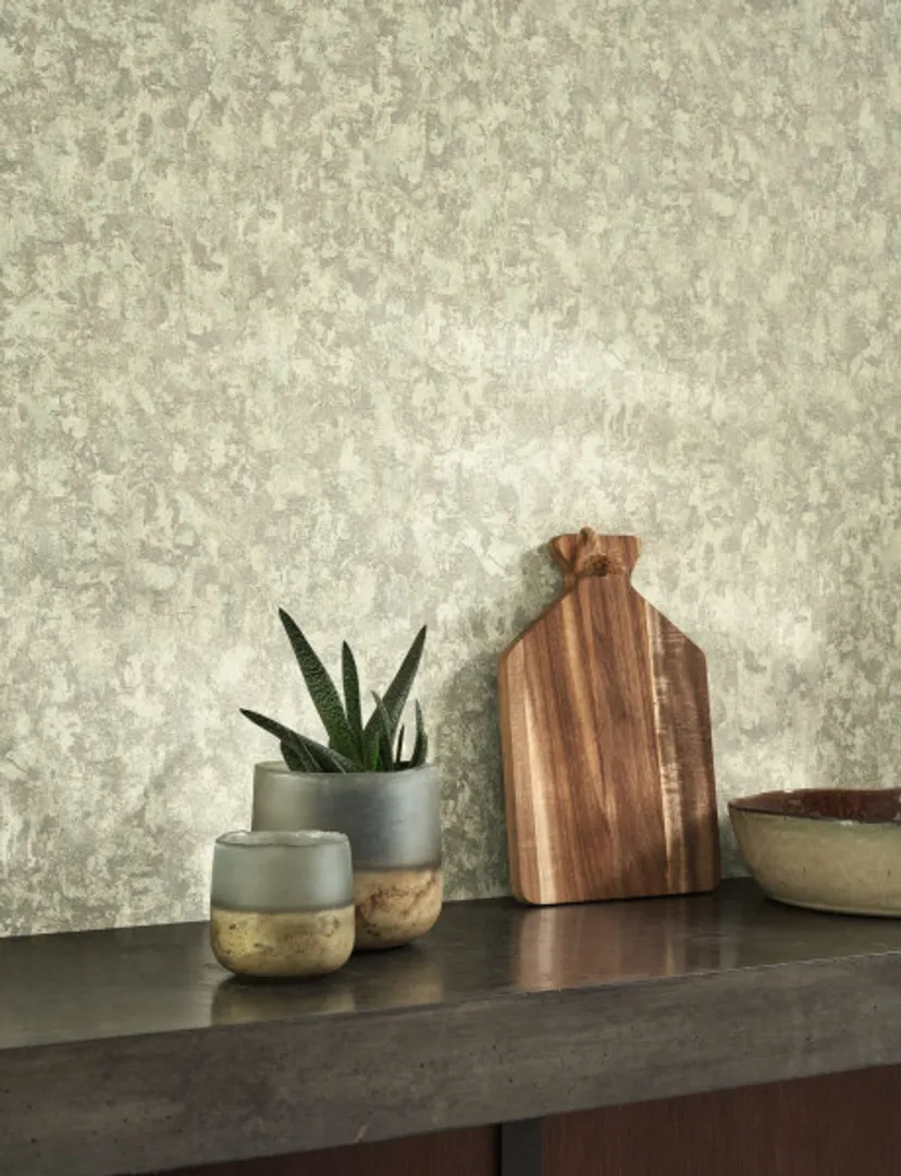Minerals - Carta da parati materica effetto muro grezzo in vari colori