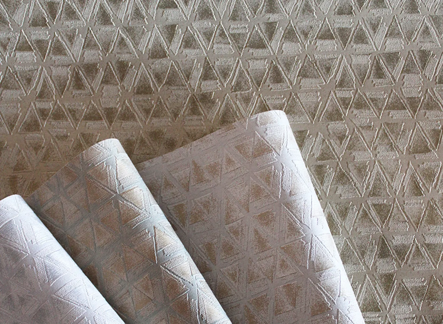 Academy - Parato geometrico in rilievo vari colori modello Klimt 
