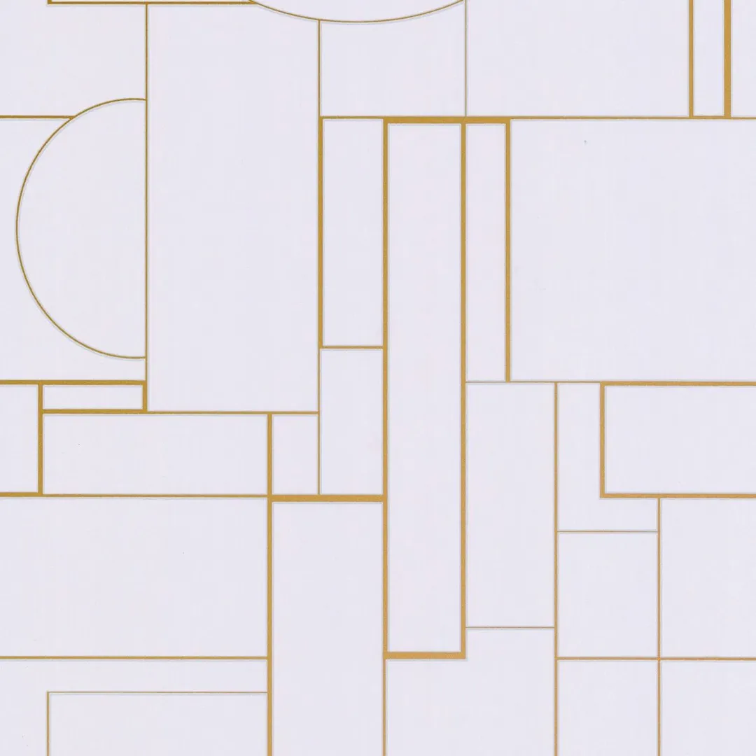 Sejours e Chambres - Parato geometrico 2 colori con riflessi di luce